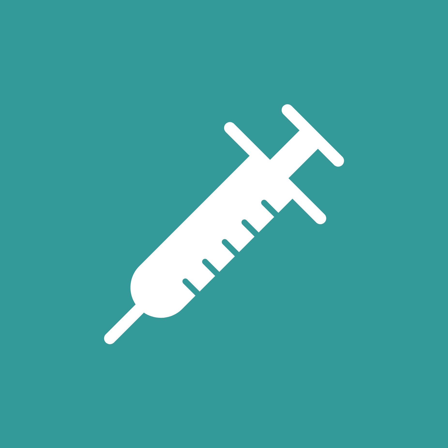 an illustration of a syringe